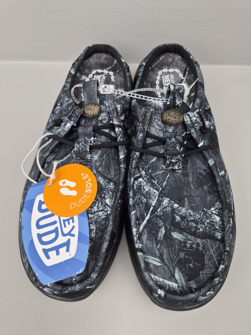 Hey Dude Jelly Roll Wally Comf Slip Limited Edition Black Camo Mens 12US Loafers